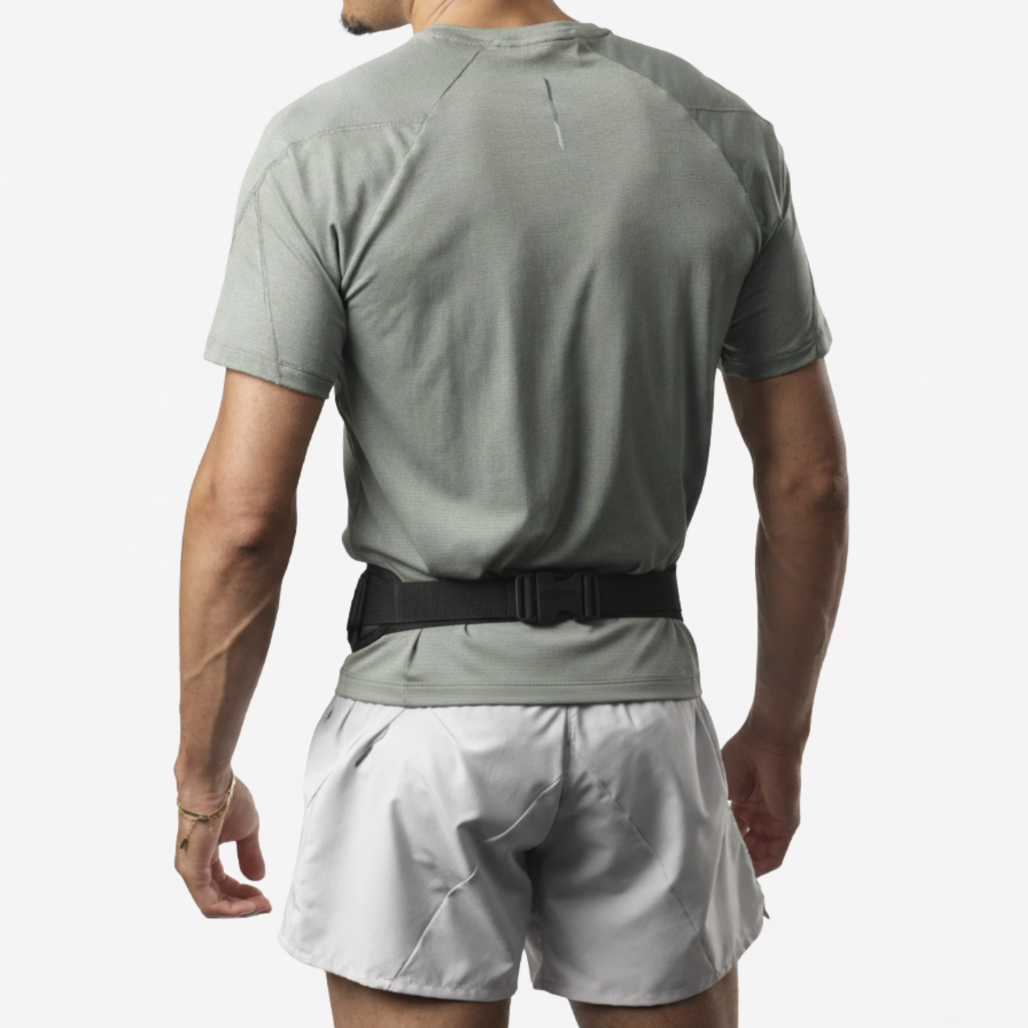 Laisse mains libres pour chien avec ceinture et pochette réfléchissante