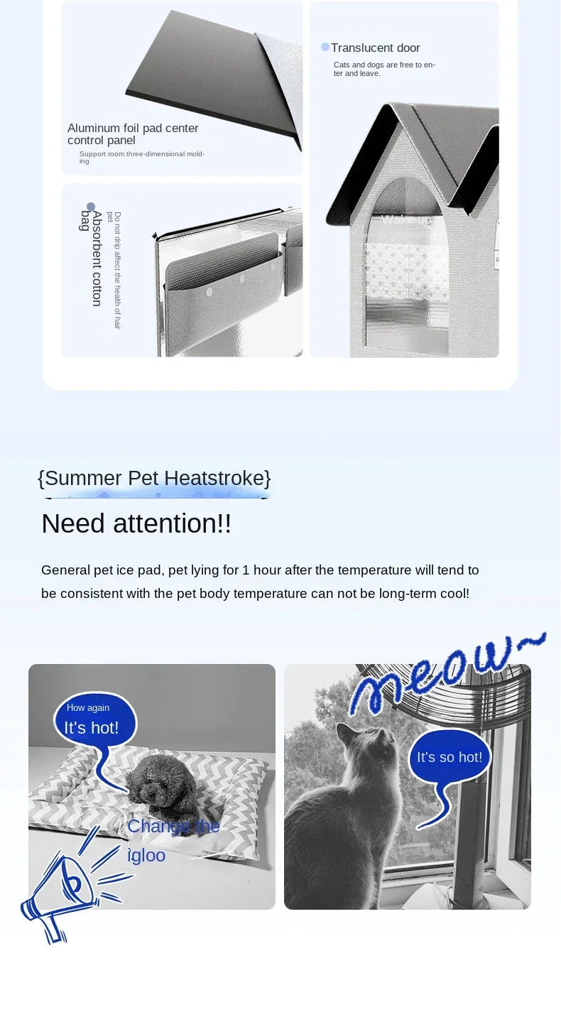 Niche Climatisée pour Chat et Chien