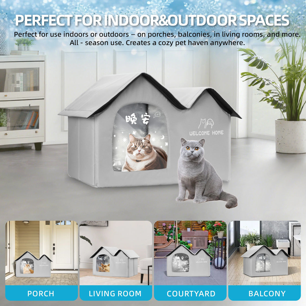 Niche Climatisée pour Chat et Chien